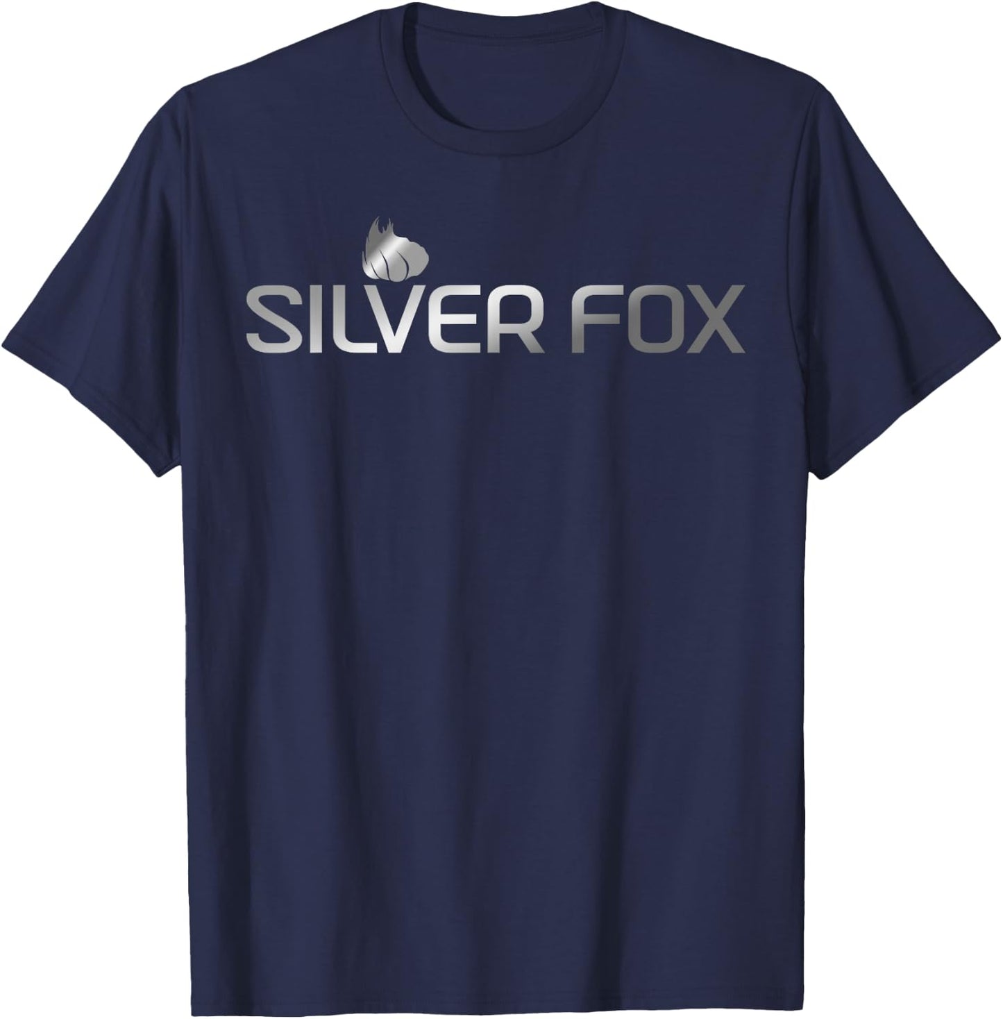 Silver Fox Gray Hair Don't Care Shirt T-Shirt - T-Shirt | Navy
