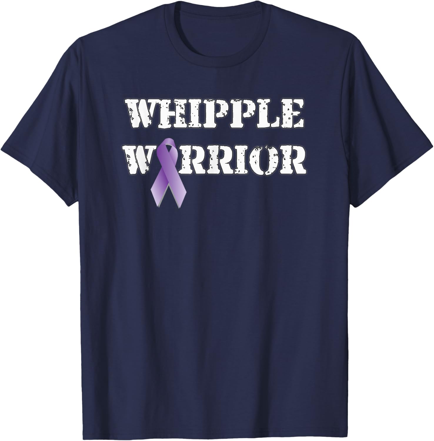 Whipple Warrior My Battle Scars Tell A Story T-Shirt - T-Shirt | Navy