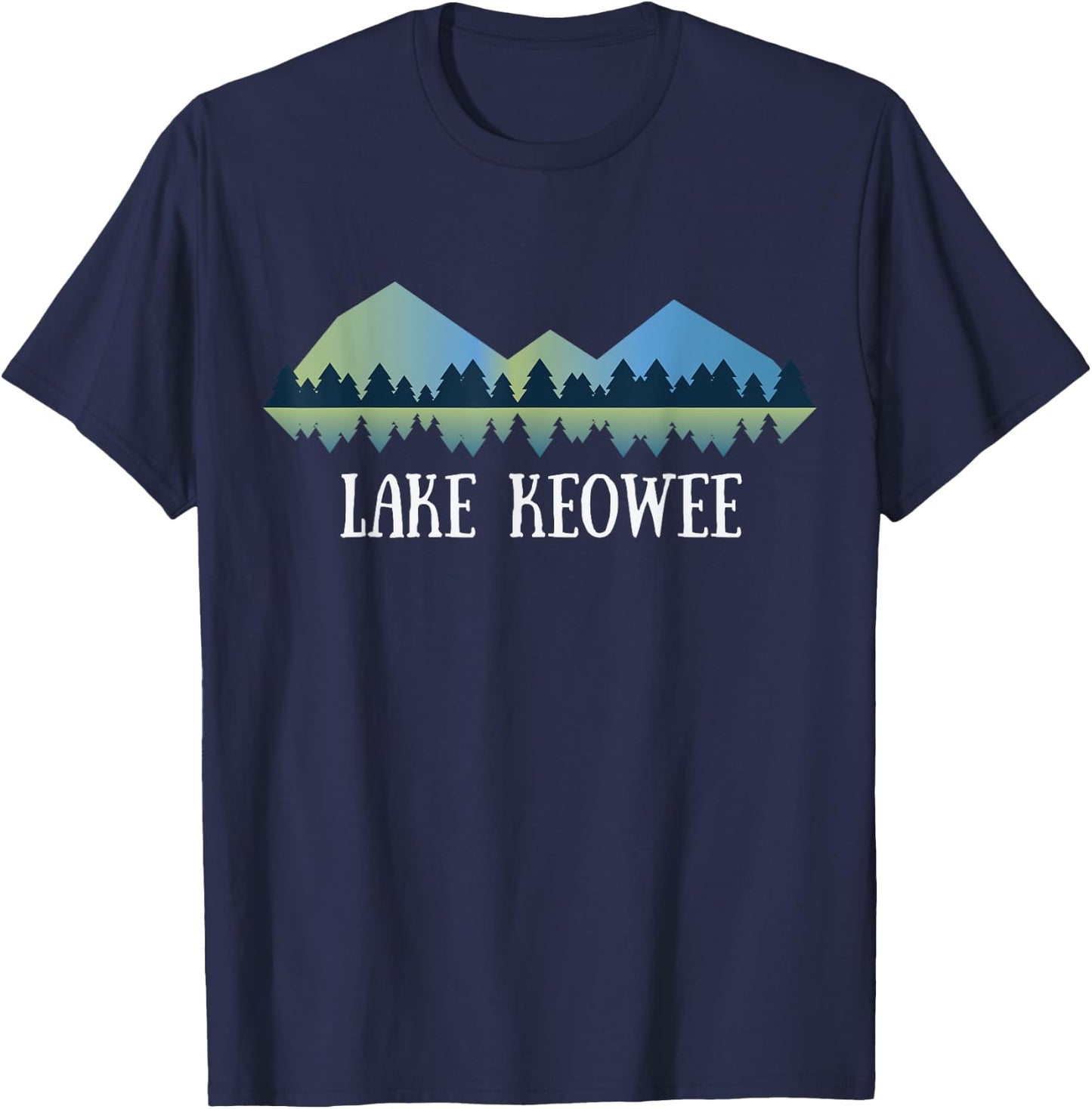 South Carolina Lake Shirt | Lake Keowee SC T-Shirt - T-Shirt | Navy
