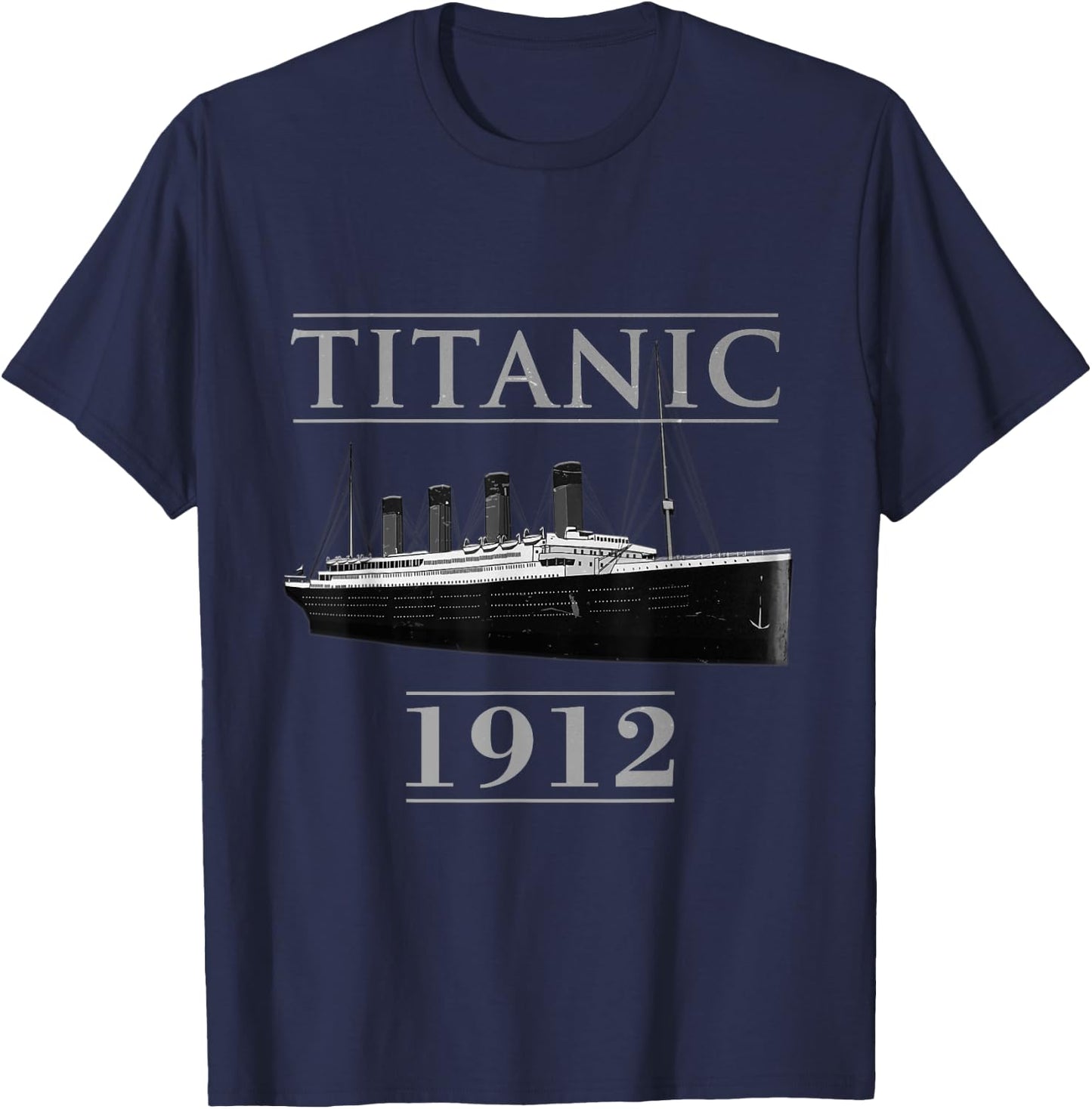 Titanic Youth Voyage Famous RMS Titanic 1912 Shirt T-Shirt - T-Shirt | Navy