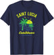 Caribbean Saint Lucia T-Shirt - T-Shirt | Navy