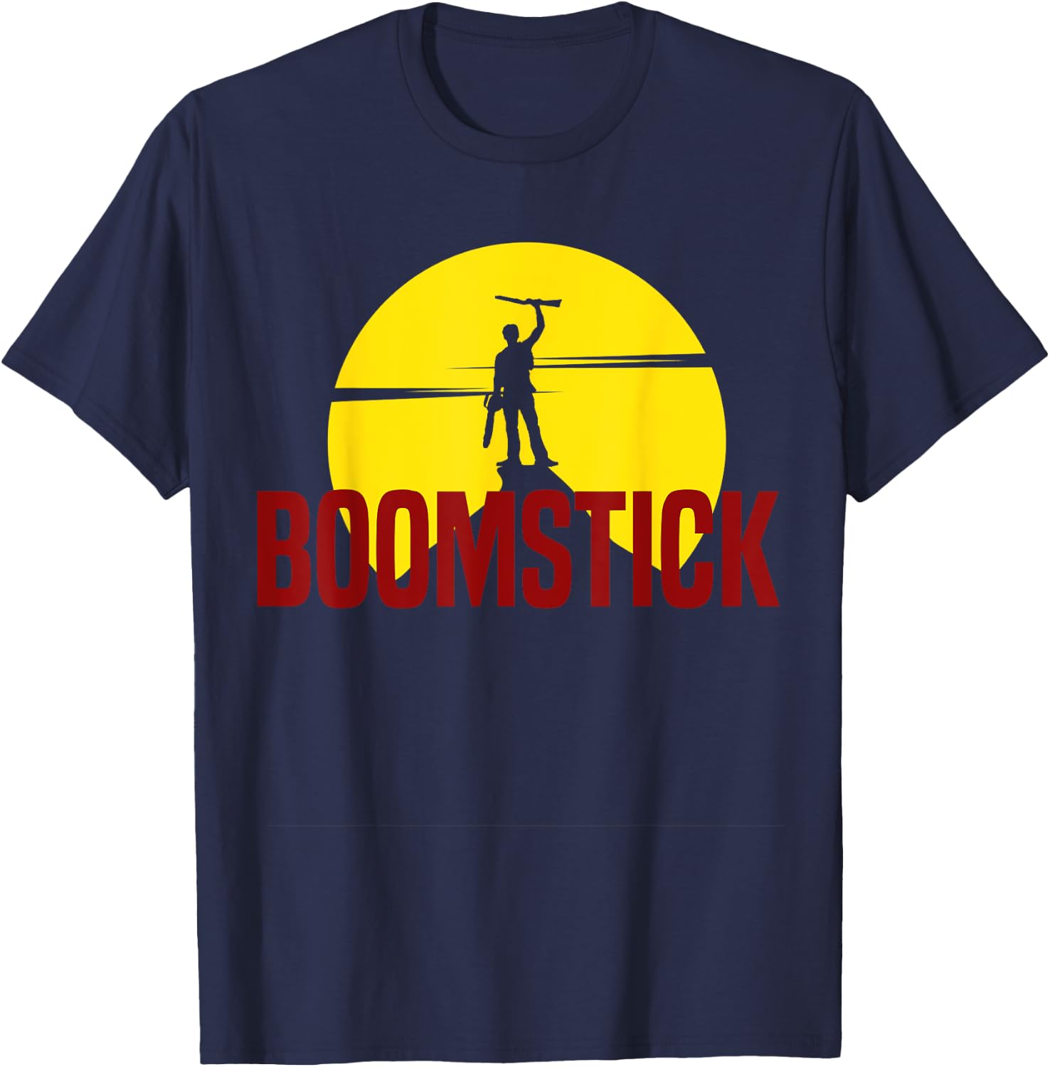 This Is My Boomstick Shotgun Dead Red Evil T-Shirt - T-Shirt | Navy