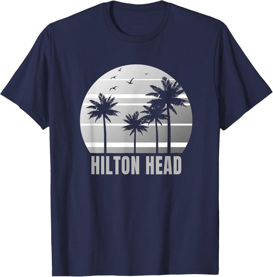 Hilton Head Island South Carolina Vacation T-Shirt - T-Shirt | Navy