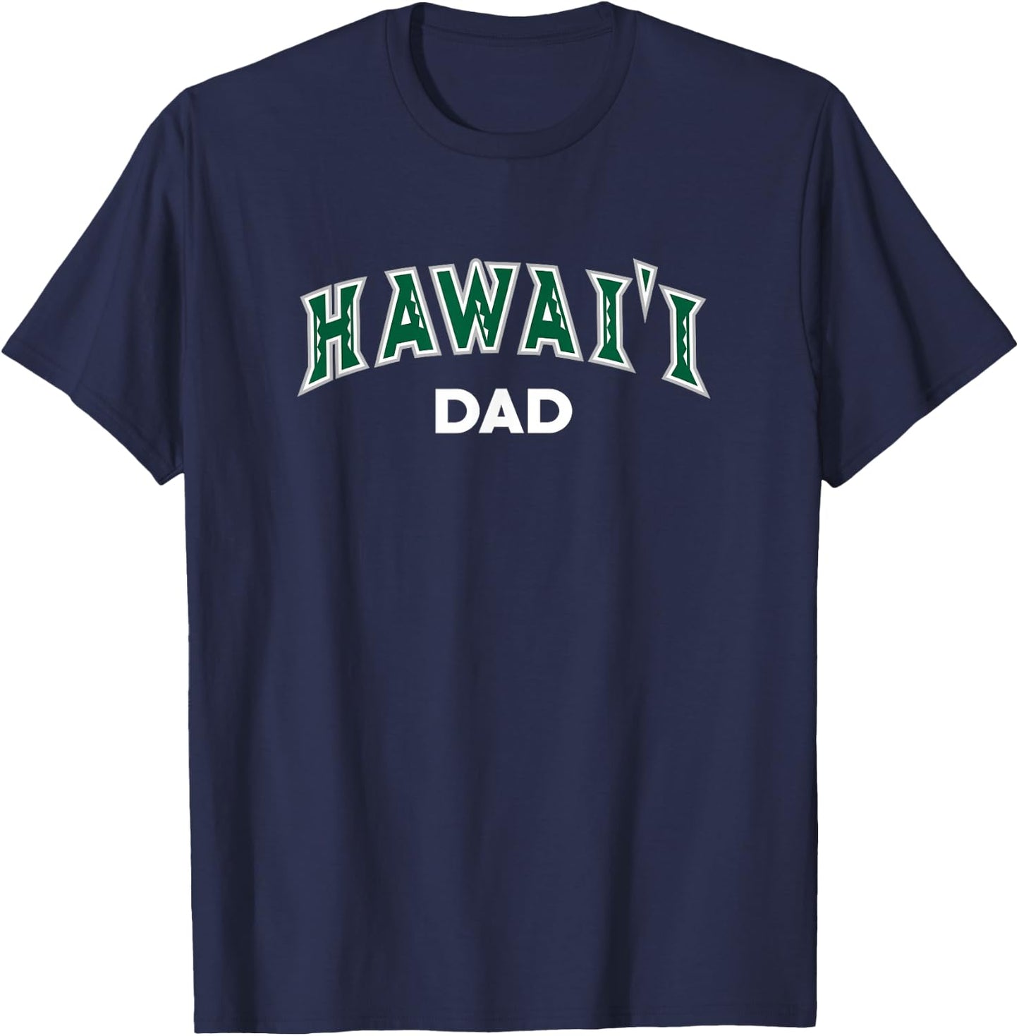 University of Hawaii Rainbow Warriors Dad T-Shirt - T-Shirt | Navy