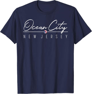 Ocean City NJ T-Shirt - T-Shirt | Navy
