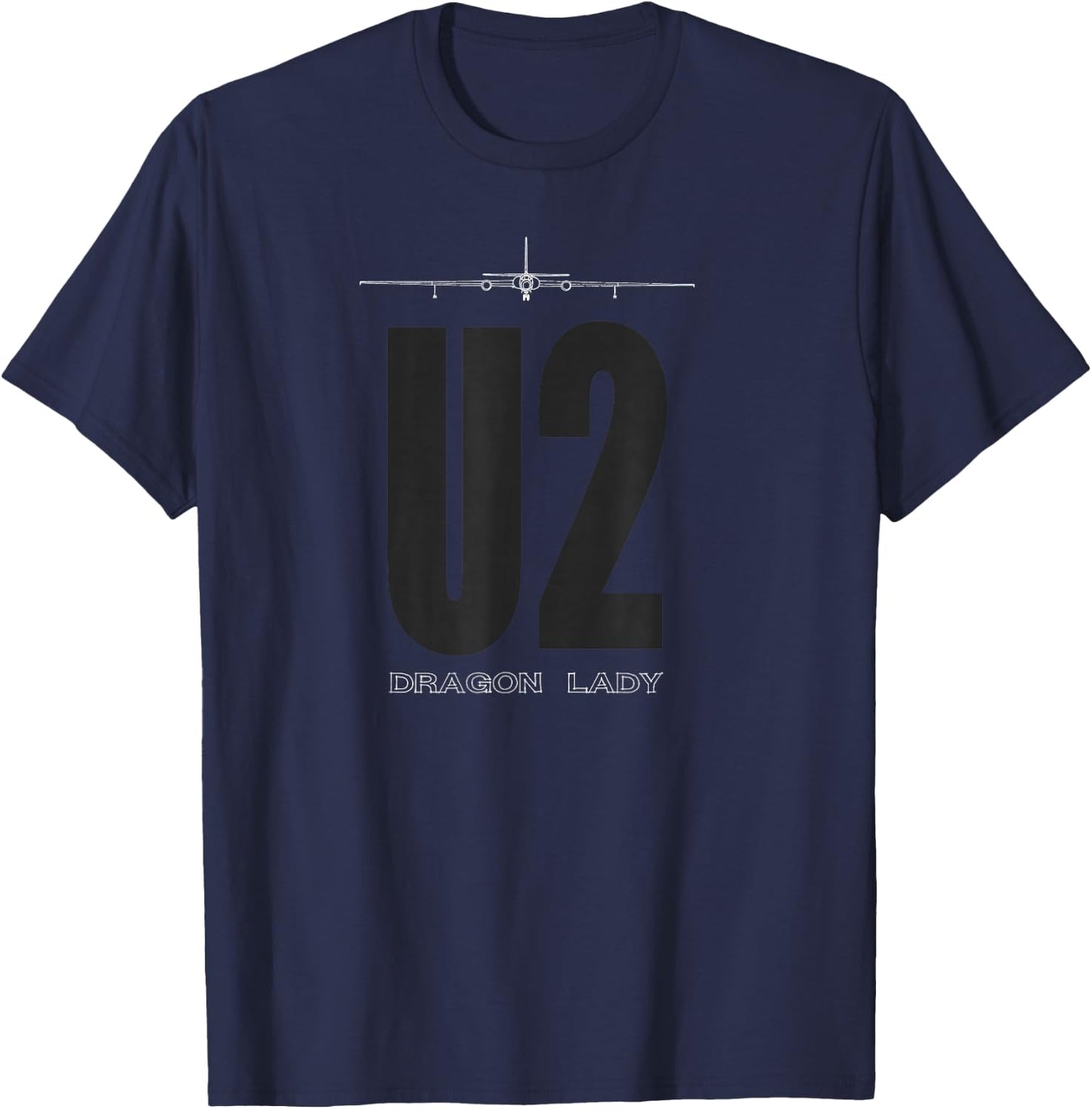 U2 Dragon Lady Spy Tarpaulin T-Shirt - T-Shirt | Navy