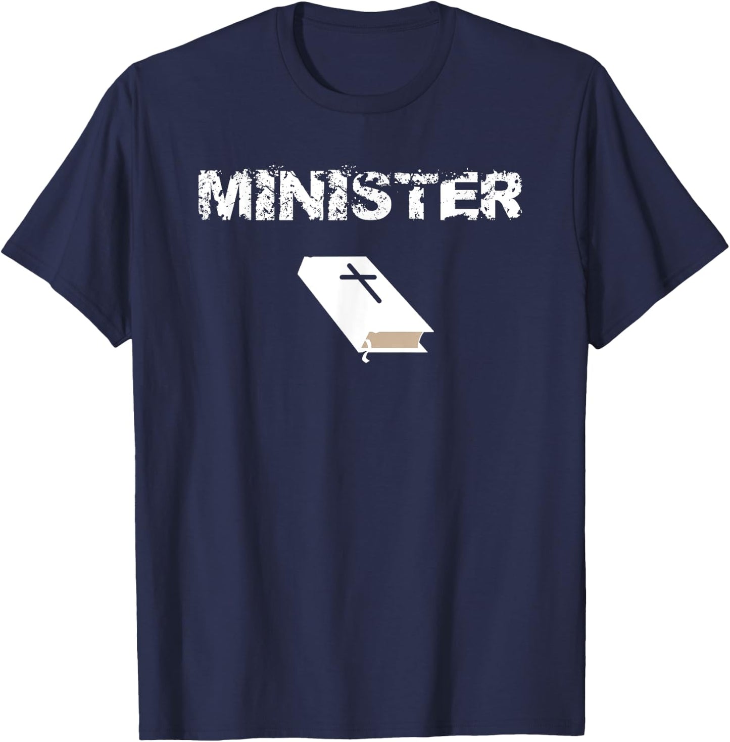 Ordained Minister T Shirt Clergy Pastoral T Shirt Gift T-Shirt - T-Shirt | Navy