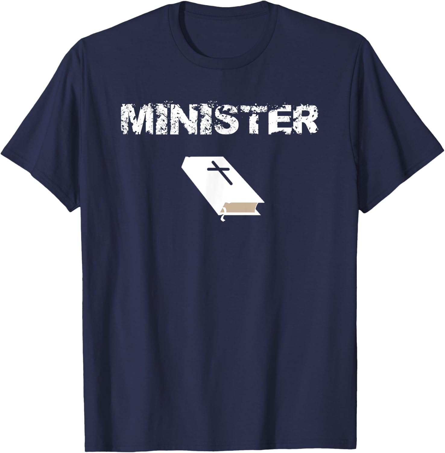 Ordained Minister T Shirt Clergy Pastoral T Shirt Gift T-Shirt - T-Shirt | Navy