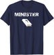 Ordained Minister T Shirt Clergy Pastoral T Shirt Gift T-Shirt - T-Shirt | Navy