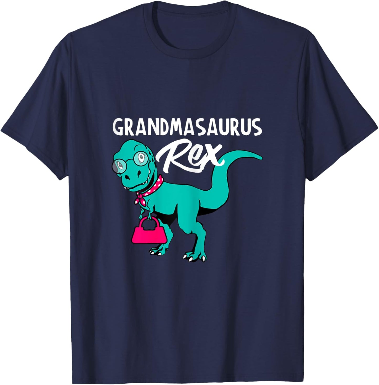 Grandmasaurus Rex T Shirt funny Dinosaur Grandma T-Shirt - T-Shirt | Navy