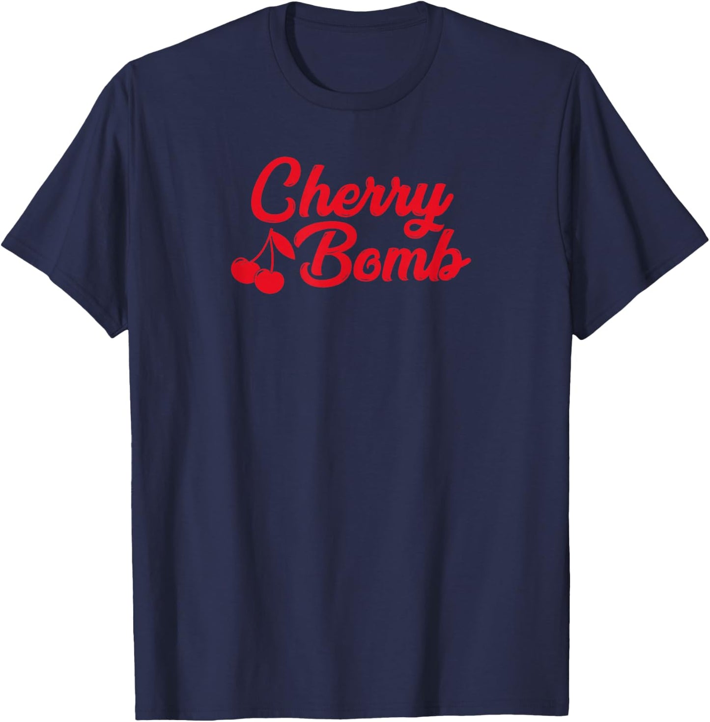 Cherry Bomb T-Shirt - T-Shirt | Navy