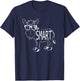 Funny Cute Sarcastic Smart Ass Donkey w Glasses Humorous T-Shirt - T-Shirt | Navy