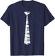 Piano Neck Tie Funny T-Shirt - T-Shirt | Navy