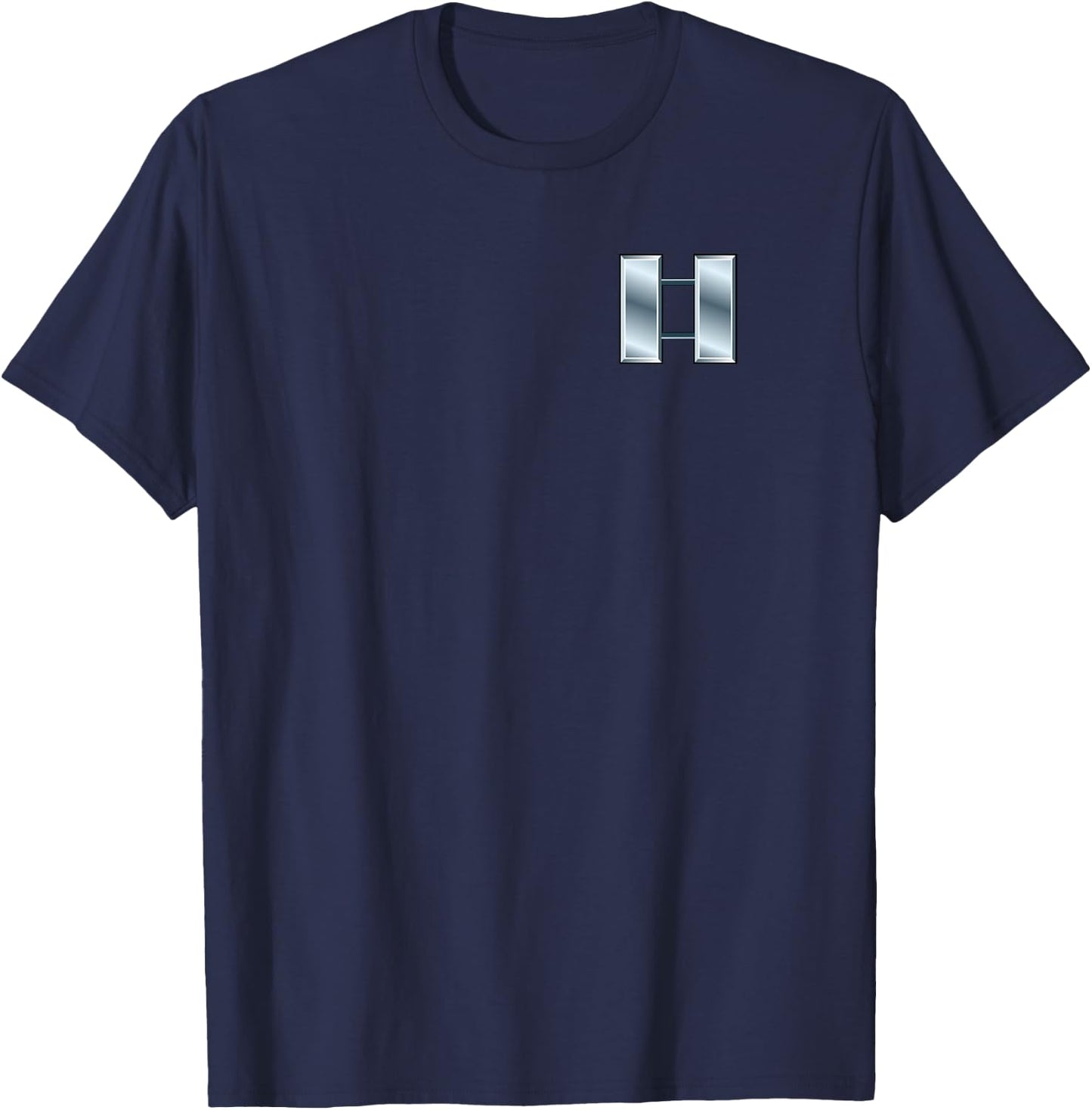US Army Rank - Captain (O-3) - CPT Chest T-Shirt - T-Shirt | Navy