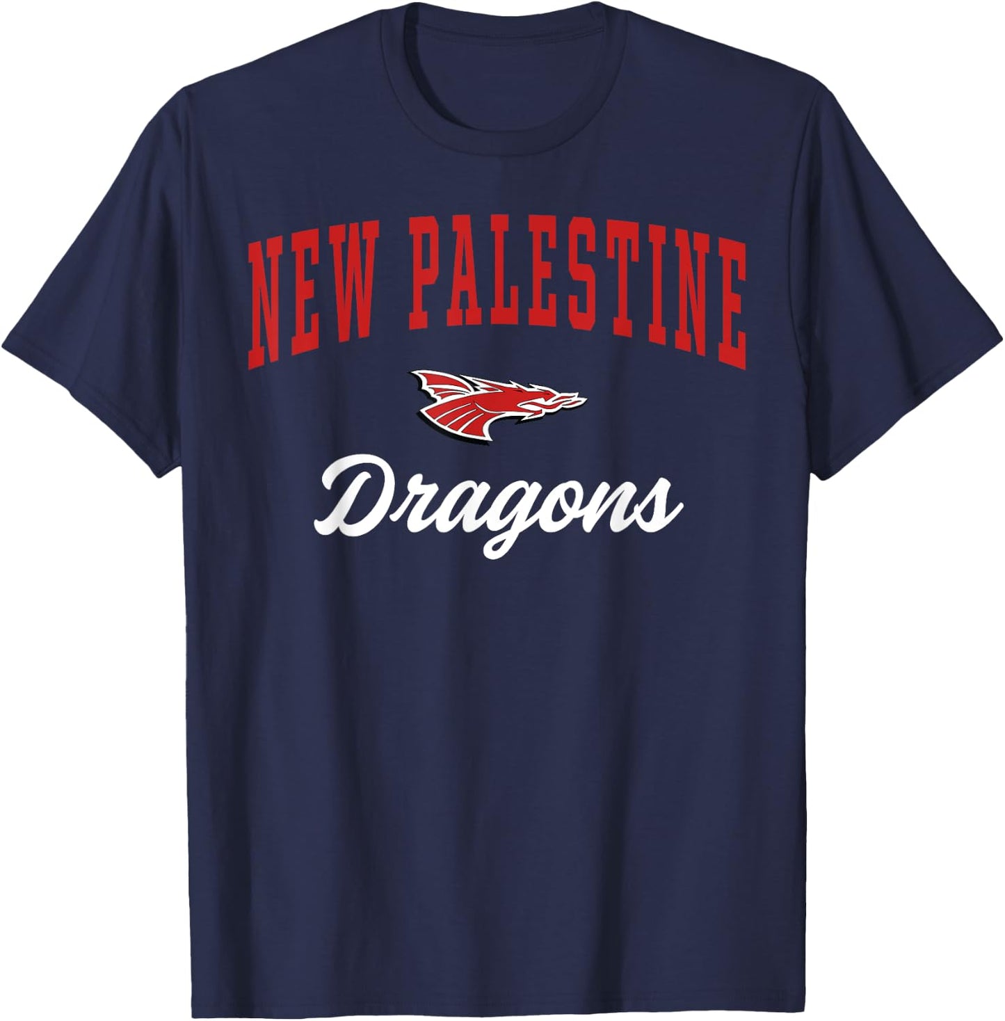 New Palestine High School Dragons T-Shirt - T-Shirt | Navy