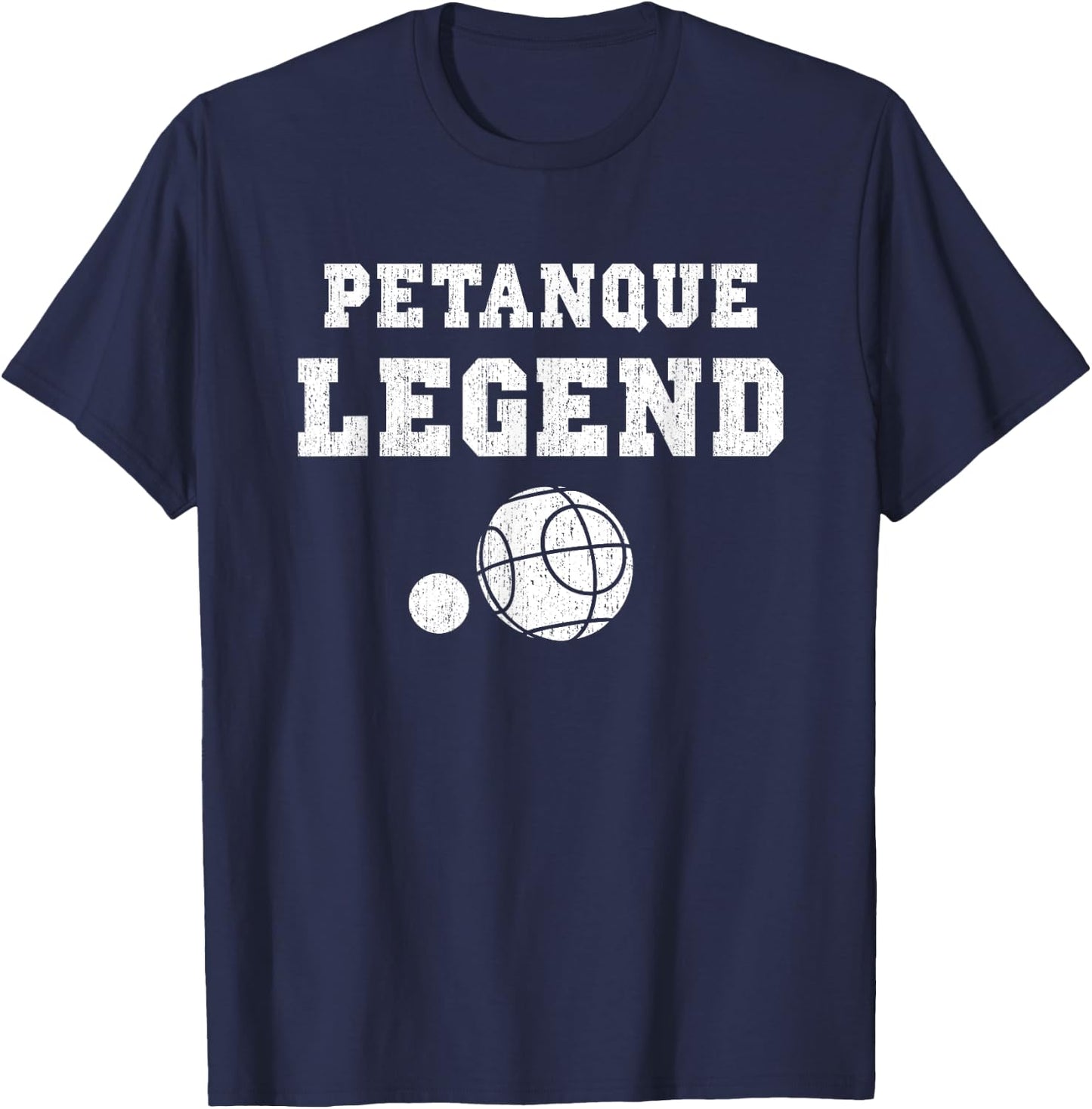 Funny Petanque Shirt - Love Petanque Game Shirt T-Shirt - T-Shirt | Navy