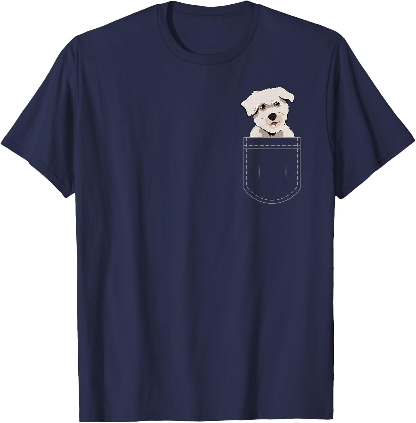 Coton de Tulear Dog Breed T-Shirt - T-Shirt | Navy