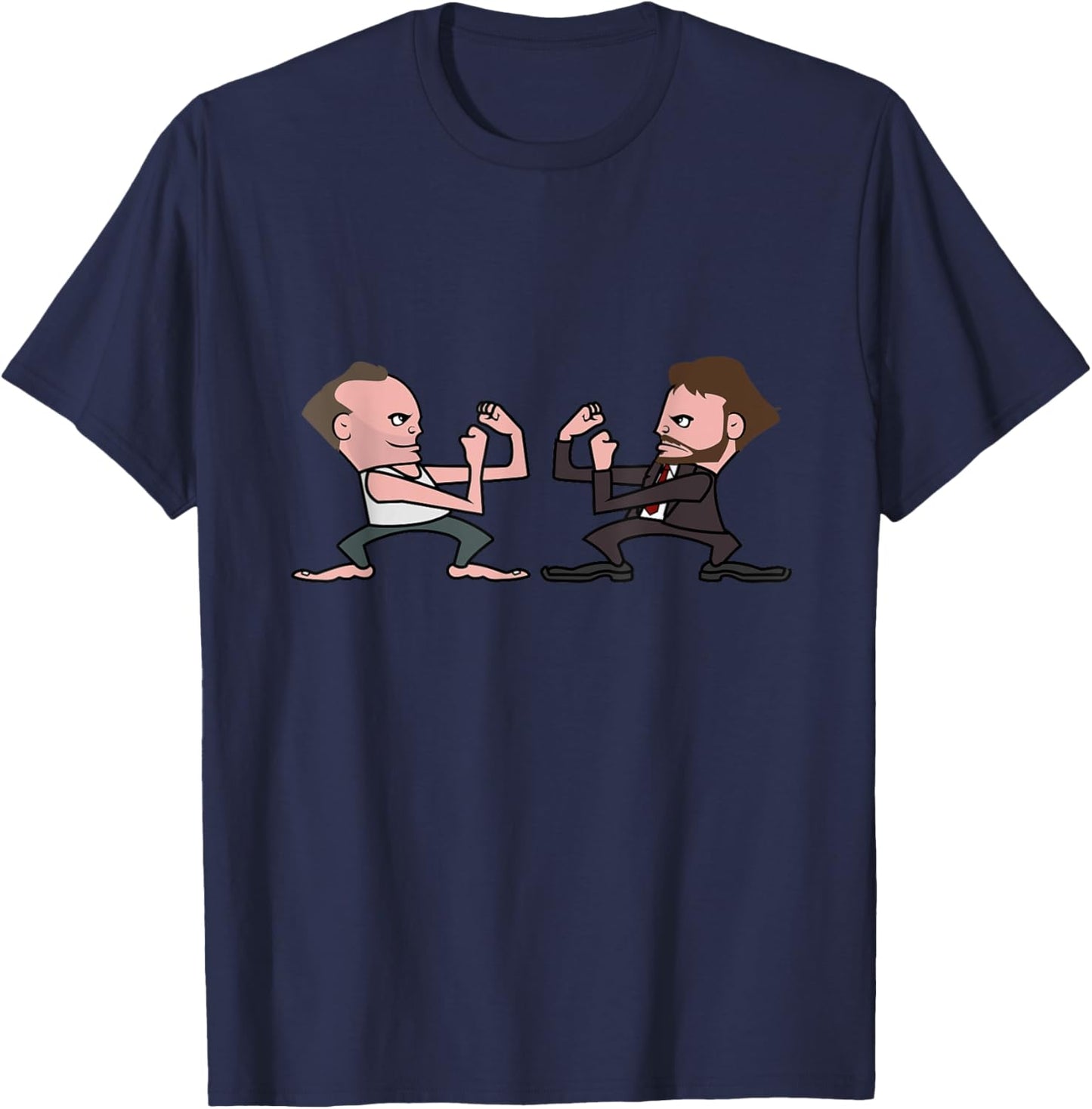 Fightin Christmas Movie Guys T-Shirt - T-Shirt | Navy