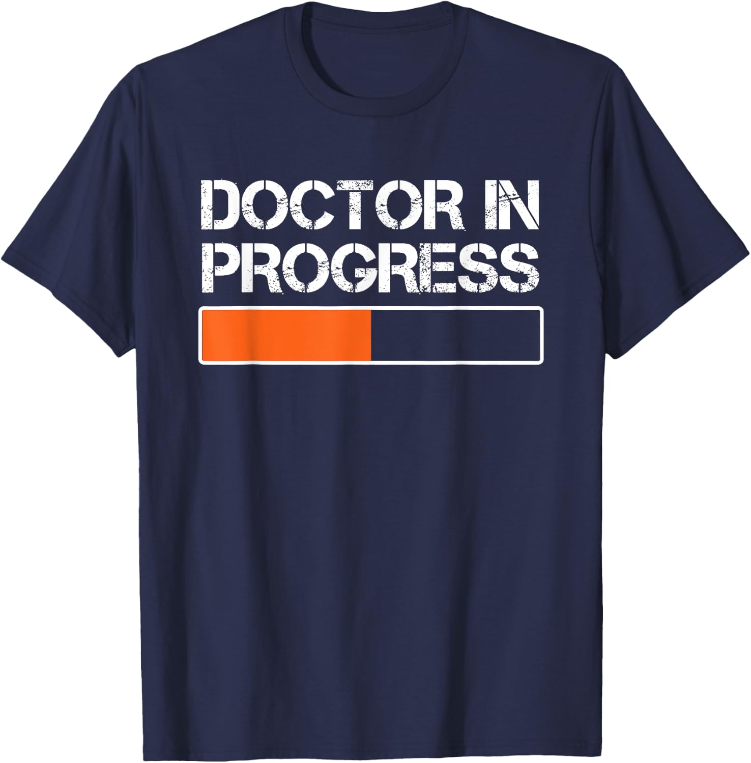 Doctor In Progress Funny Med School Student T-Shirt - T-Shirt | Navy