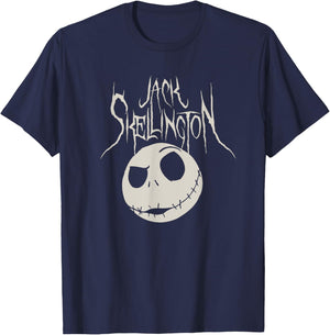 Disney The Nightmare Before Christmas Cool Skellington T-Shirt - T-Shirt | Navy