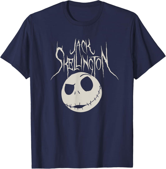 Disney The Nightmare Before Christmas Cool Skellington T-Shirt - T-Shirt | Navy