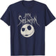 Disney The Nightmare Before Christmas Cool Skellington T-Shirt - T-Shirt | Navy