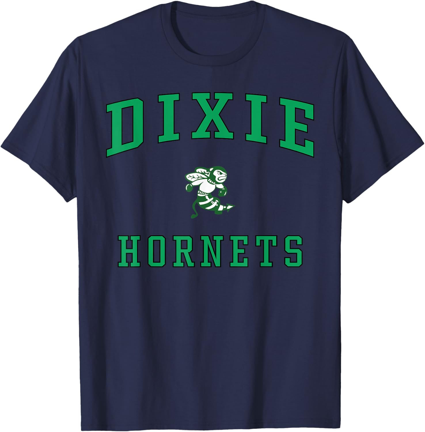 Dixie High School Hornets T-Shirt - T-Shirt | Navy