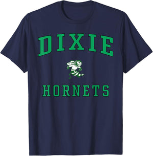 Dixie High School Hornets T-Shirt - T-Shirt | Navy