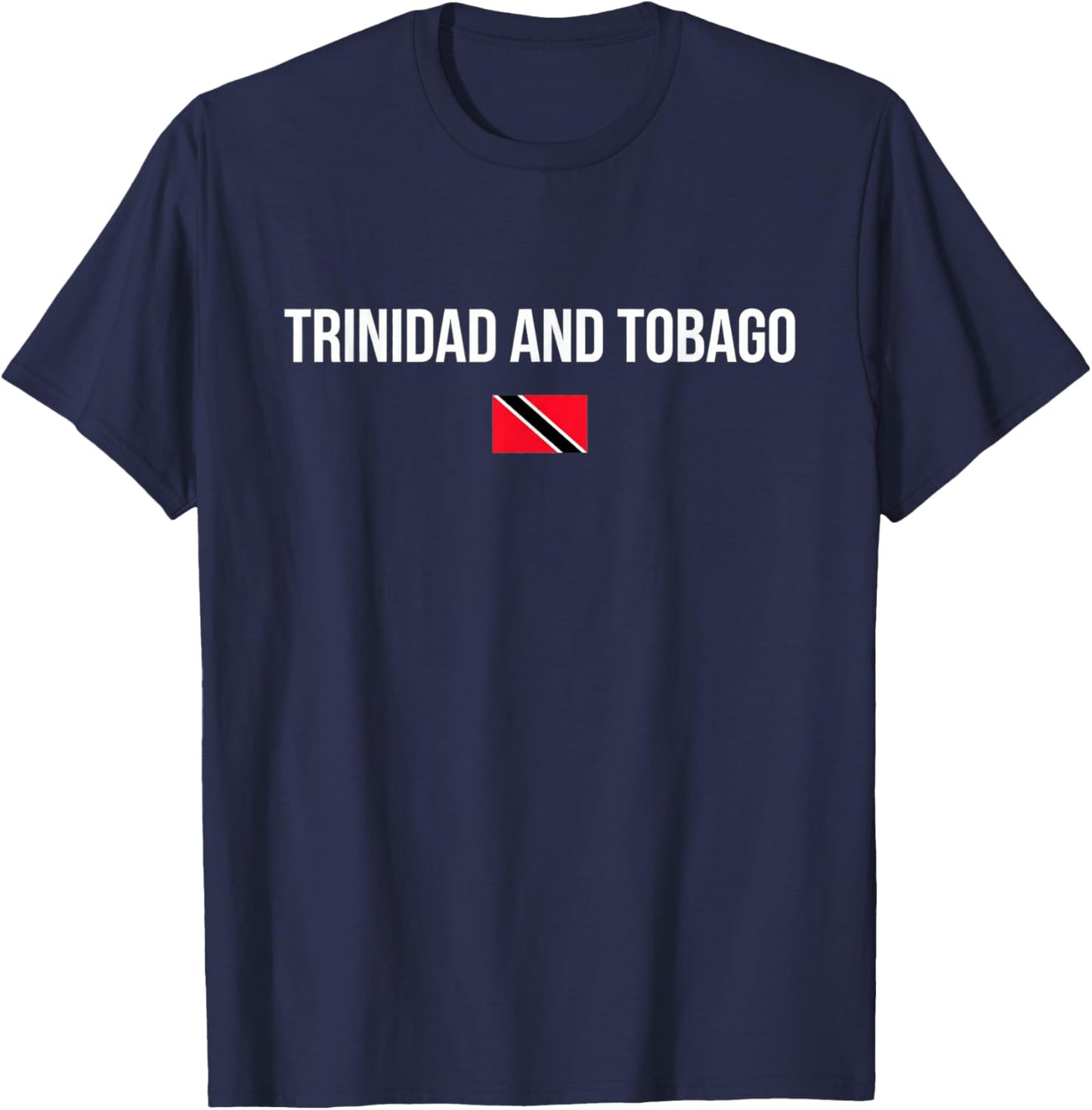 Trinidad and Tobago Flag Vintage Design T-Shirt - T-Shirt | Navy