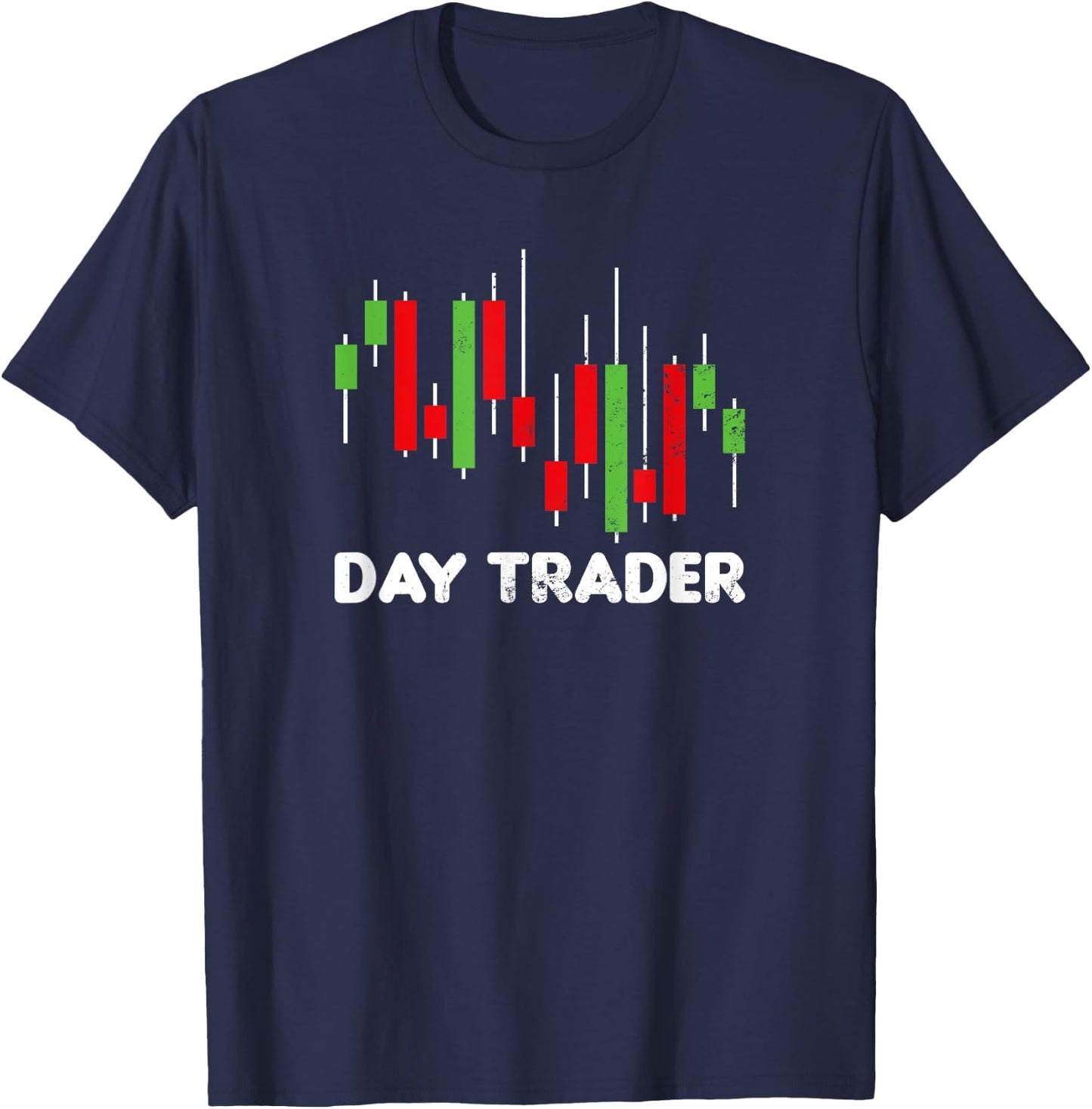 Stock Trading Shirt | Day Trader Gift T-Shirt - T-Shirt | Navy