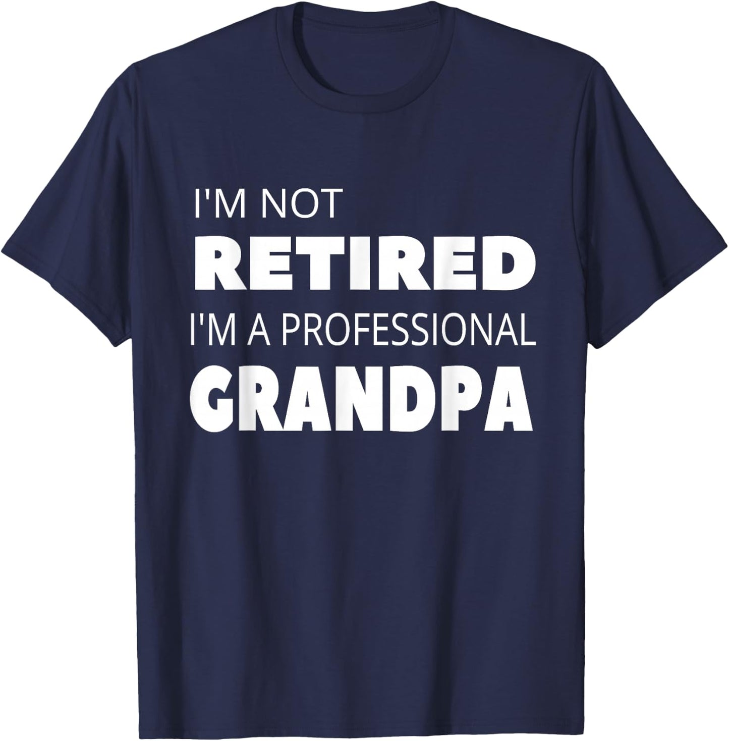 Funny Retirement Grandpa Grandfather Men Coworker T-Shirt - T-Shirt | Navy
