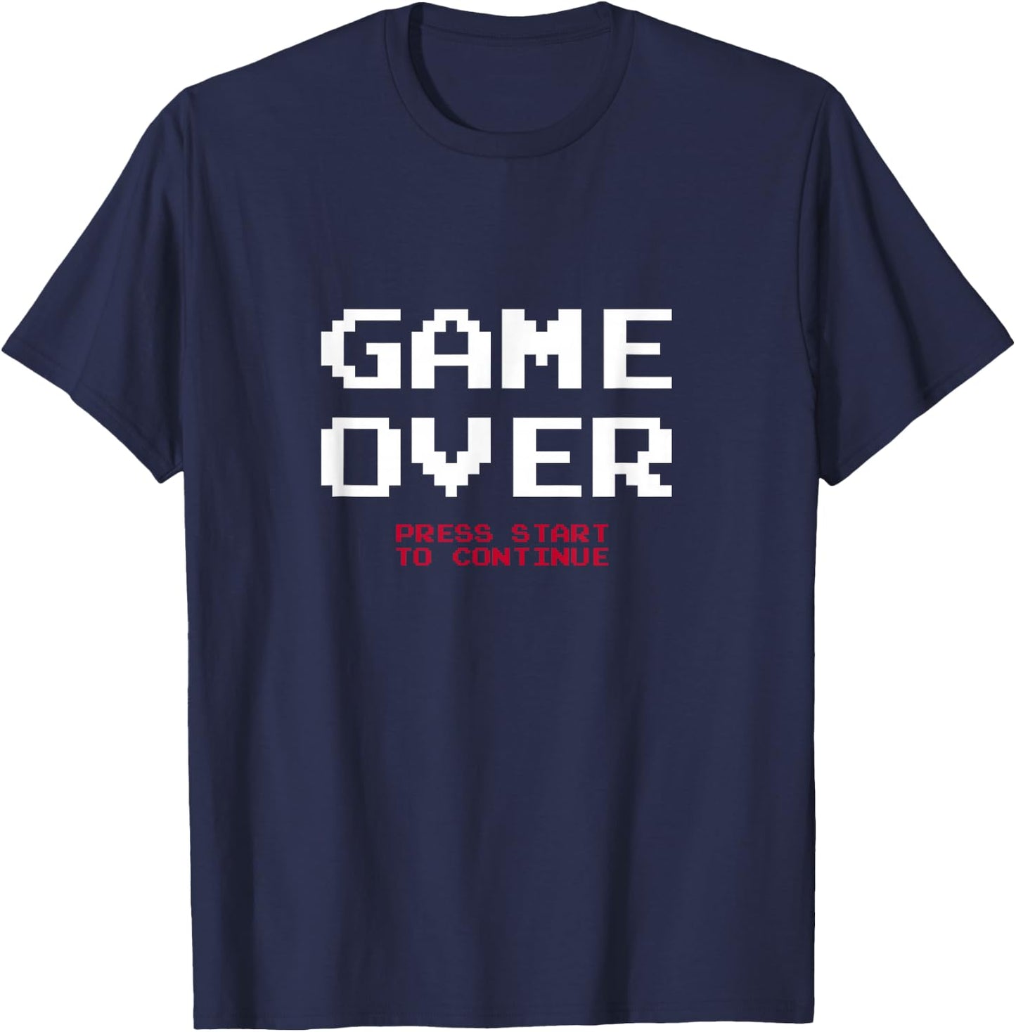 Gamer GAME OVER T-Shirt - T-Shirt | Navy