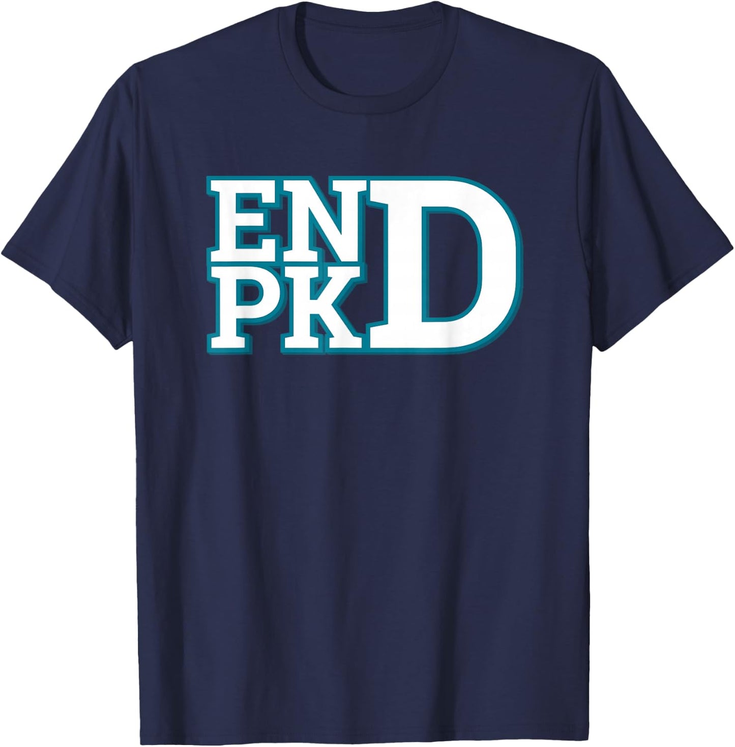 Polycystic Kidney Disease Awareness END PKD Fight T Shirt T-Shirt - T-Shirt | Navy