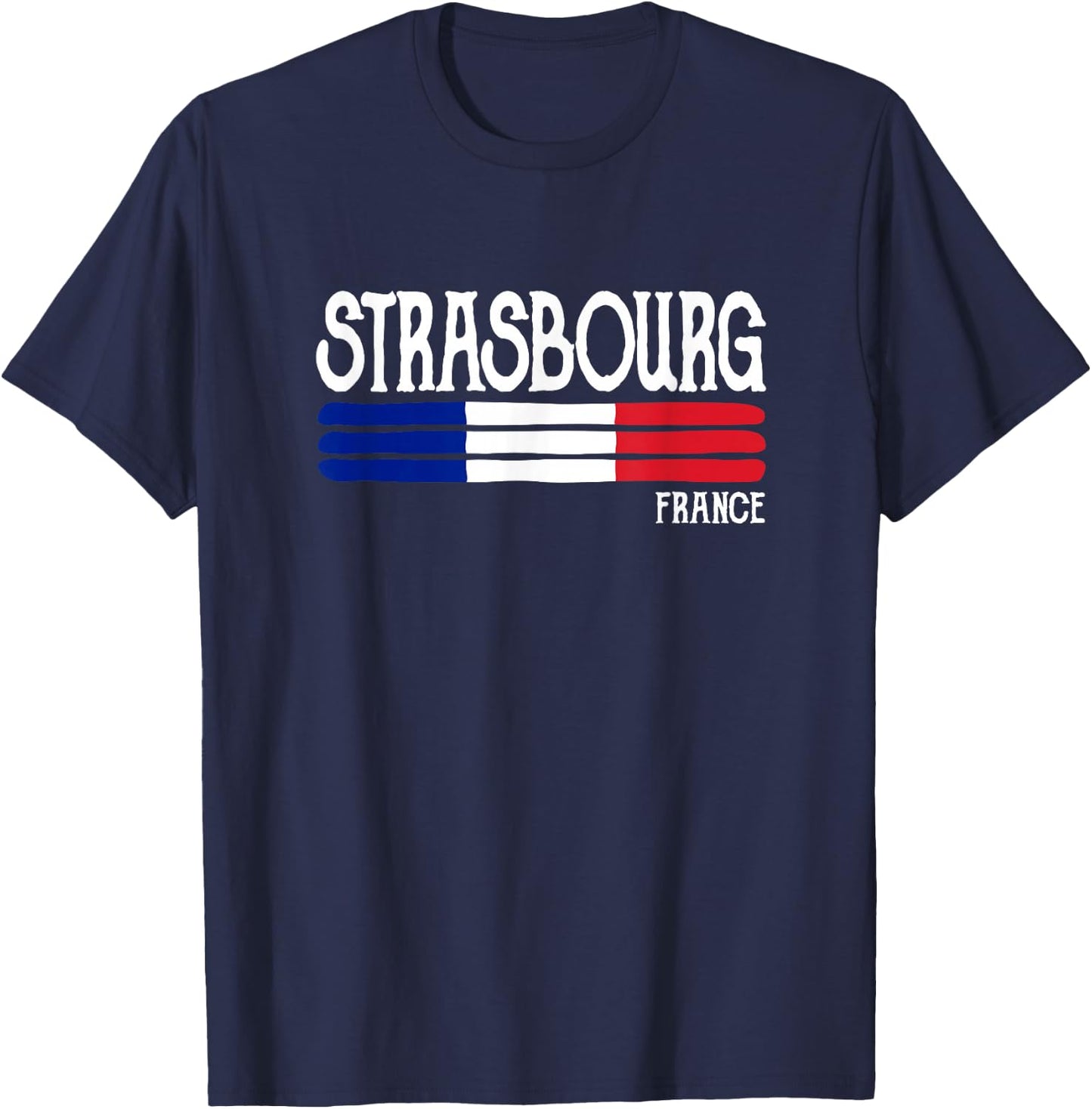 Strasbourg France Souvenir Gift T-Shirt - T-Shirt | Navy