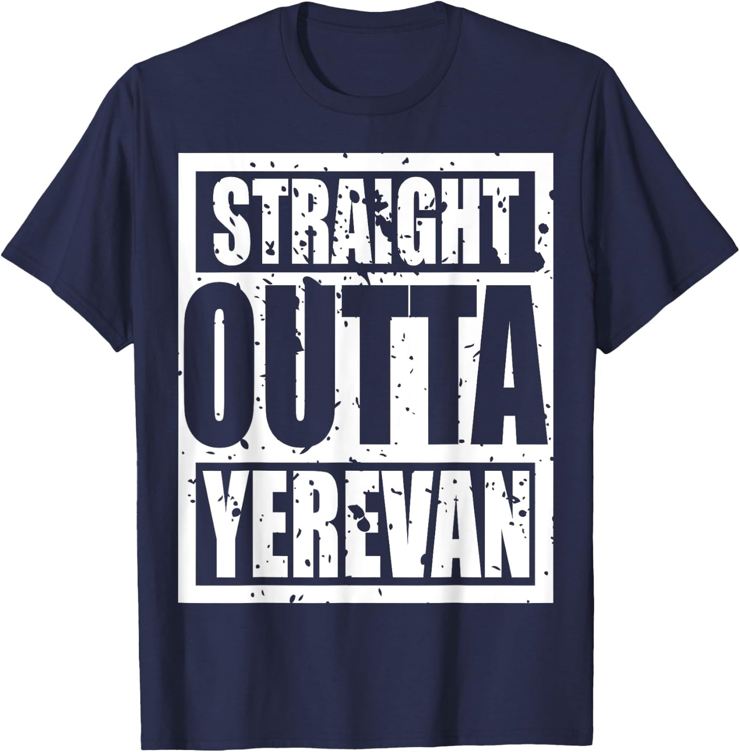Straight Outta Yerevan T-Shirt - T-Shirt | Navy