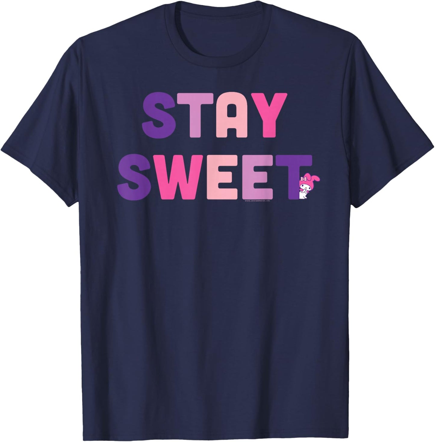 My Melody Stay Sweet T-Shirt - T-Shirt | Navy