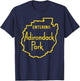 Entering Adirondack Park Sign T shirt T-Shirt - T-Shirt | Navy