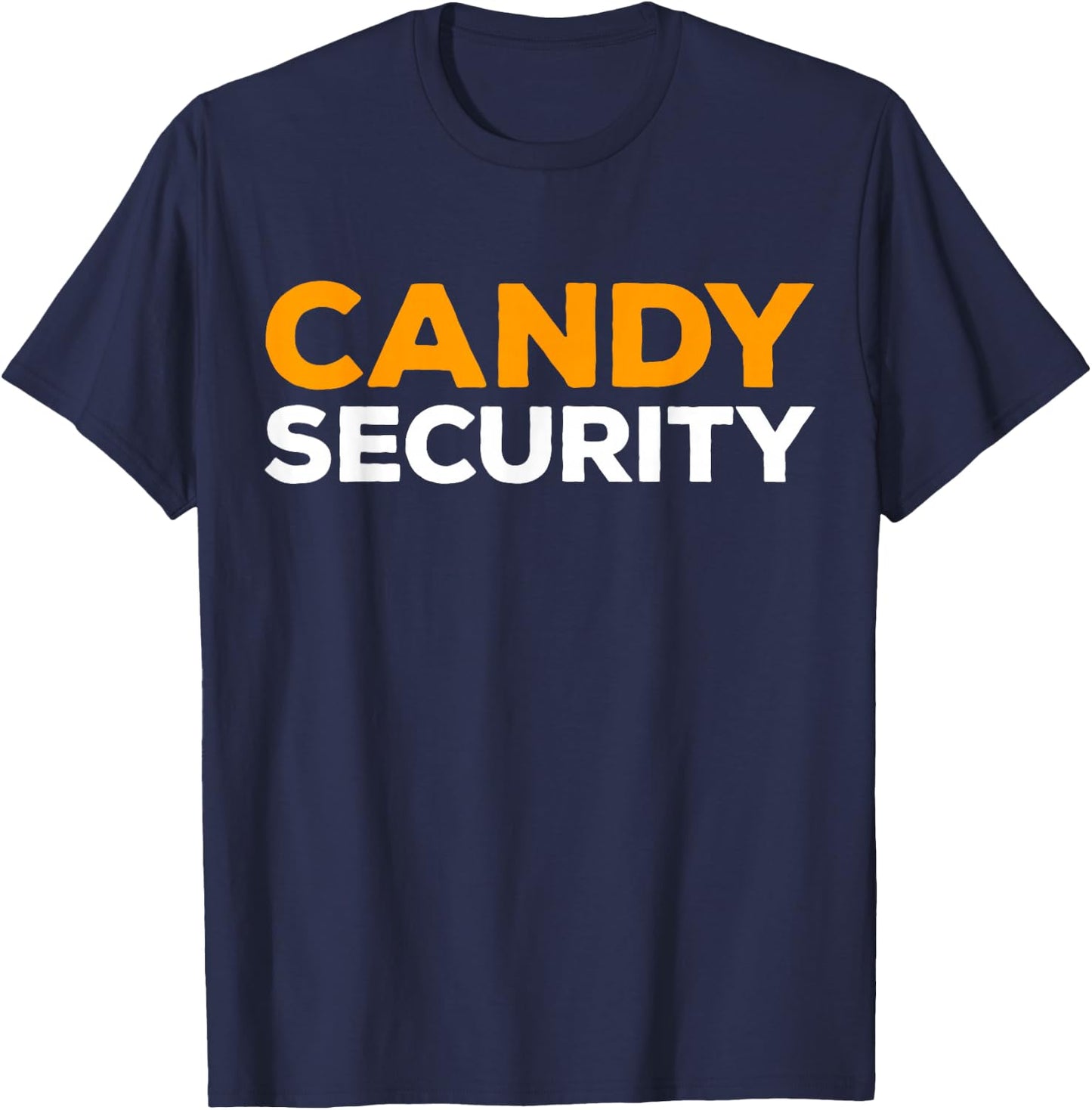 Candy Security Shirt Men Women Kids Halloween Costume T-Shirt - T-Shirt | Navy