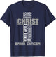 All Through Christ Brain Cancer Warrior Awareness shirt T-Shirt - T-Shirt | Navy