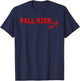 Fall Risk Shirt T-Shirt - T-Shirt | Navy