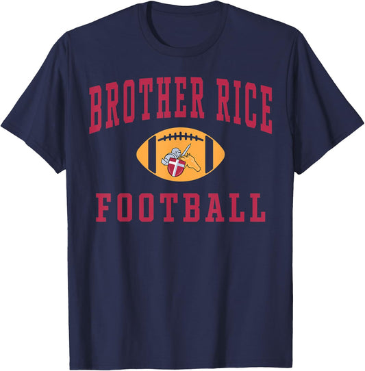 Brother Rice High School Crusaders C5 T-Shirt - T-Shirt | Navy