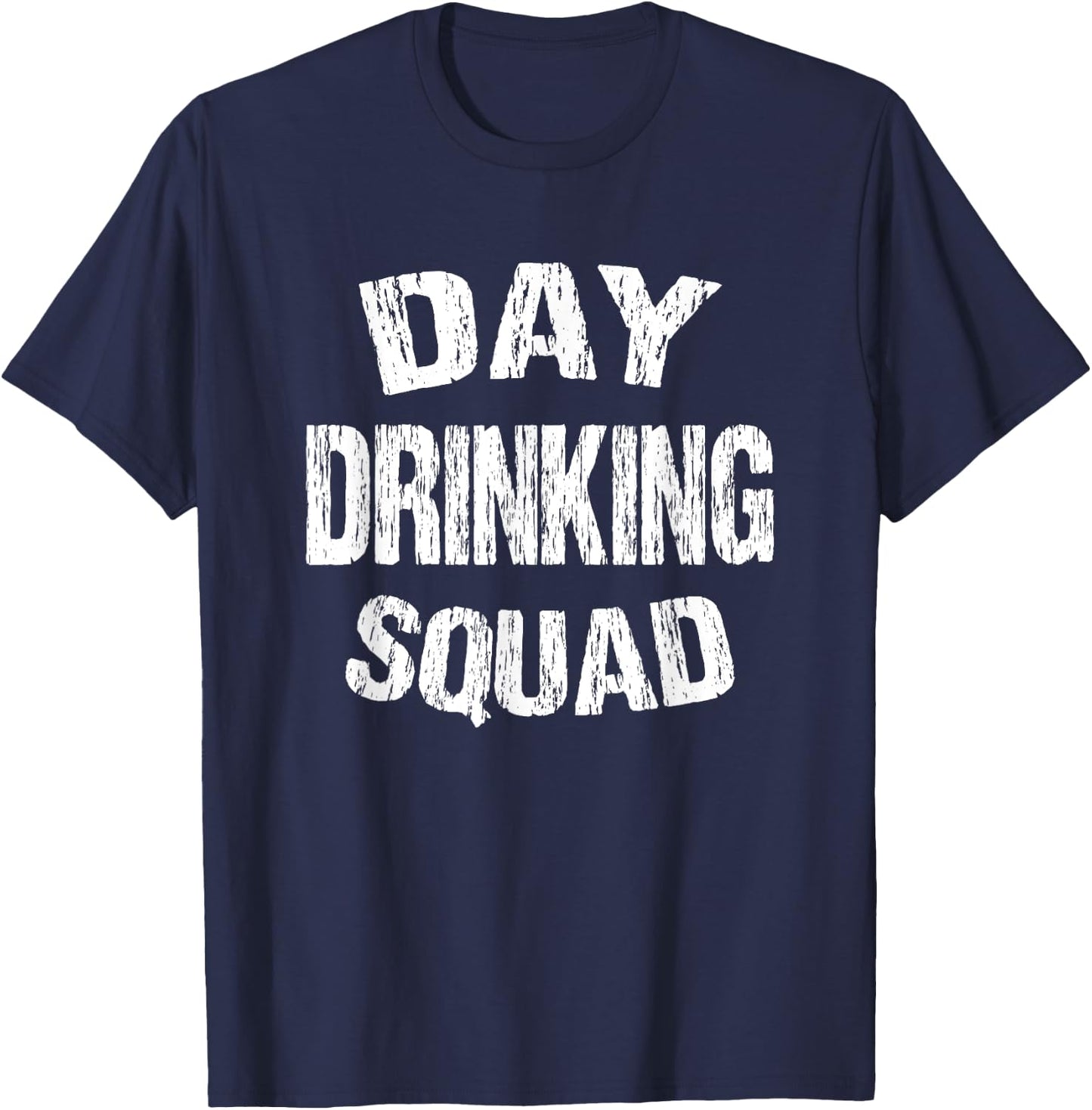 Day Drinking Squad T Shirt | Support Day Drinking T-Shirt - T-Shirt | Navy