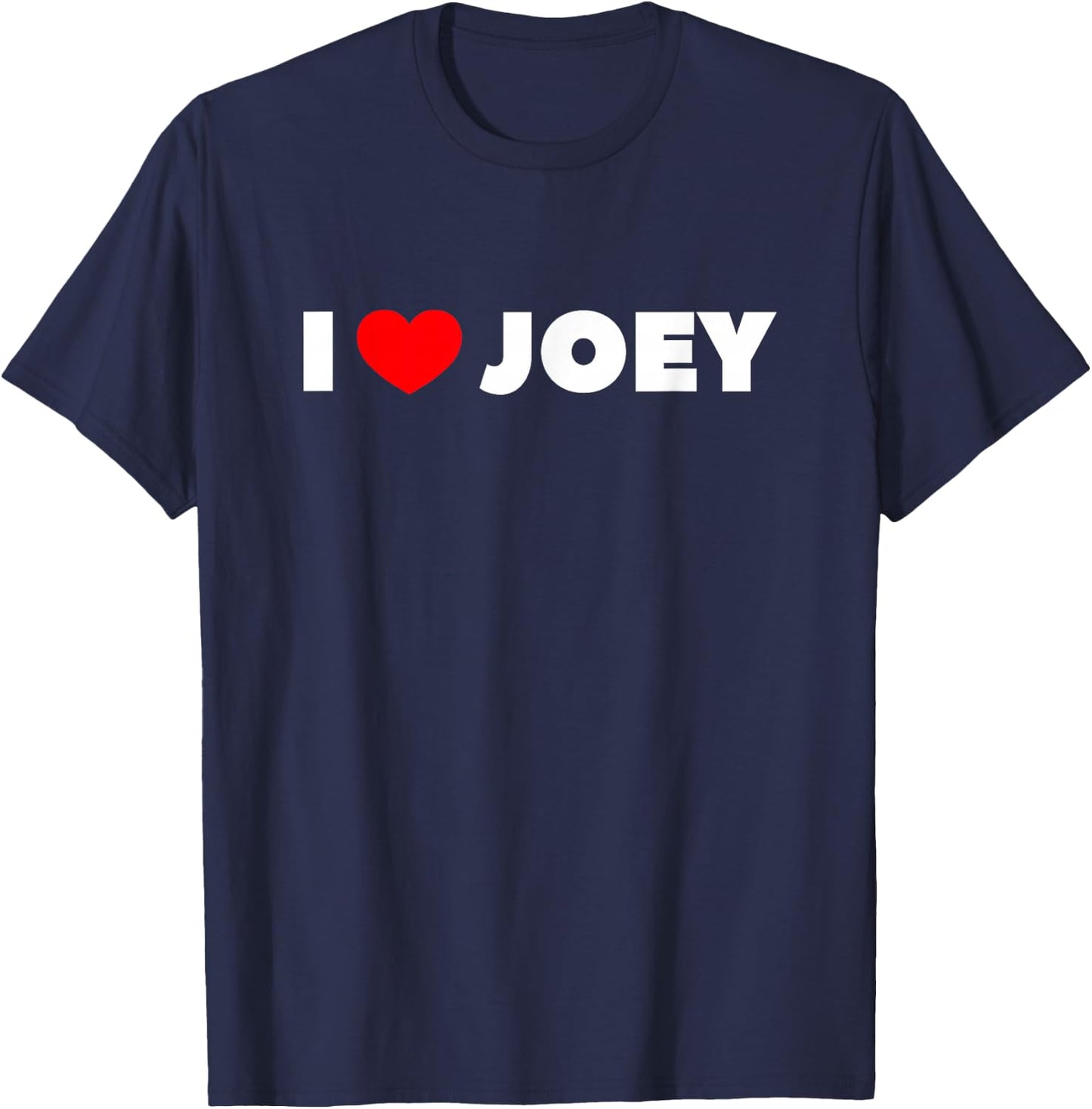I Love (Heart) Joey T-Shirt - T-Shirt | Navy