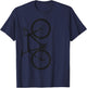 Triathlon Road Bike T Shirt Bicycle Rider Gift Cyclist T-Shirt - T-Shirt | Navy
