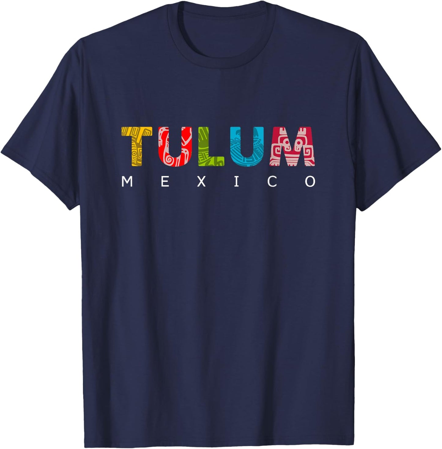 Tulum Mexico Vacation T-Shirt - T-Shirt | Navy