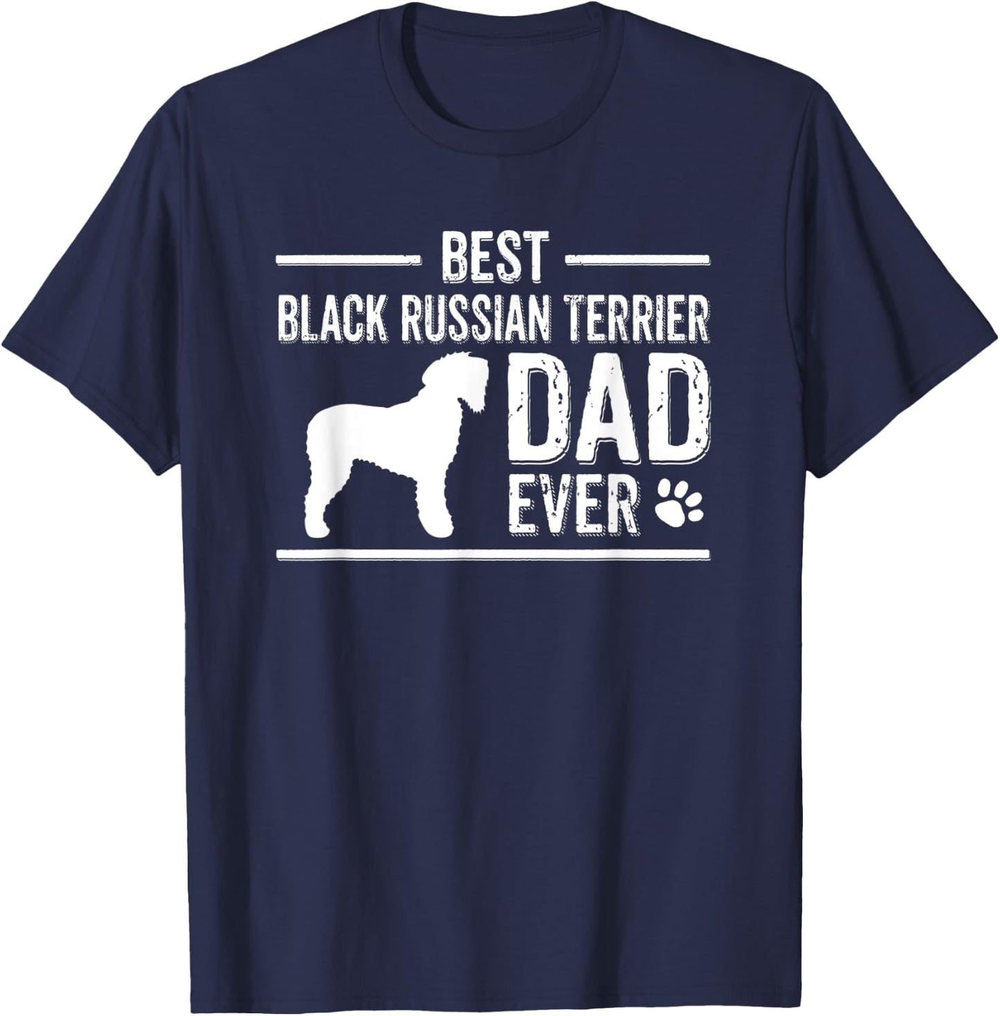Black Russian Terrier T-Shirt - T-Shirt | Navy