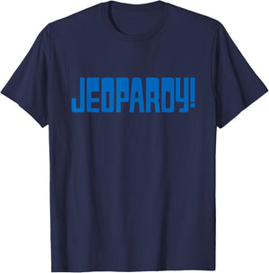 Jeopardy! Blue Logo T-Shirt - T-Shirt | Navy