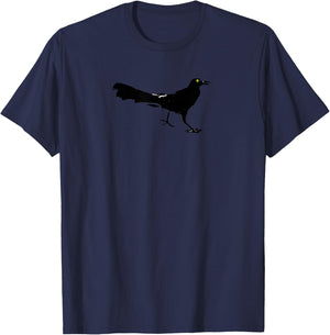 Great-tailed Grackle of Austin Texas by Earn Your Sleep T-Shirt - T-Shirt | Navy