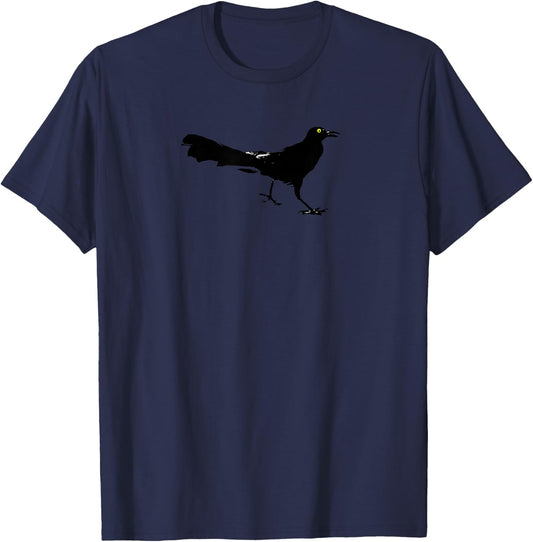 Great-tailed Grackle of Austin Texas by Earn Your Sleep T-Shirt - T-Shirt | Navy