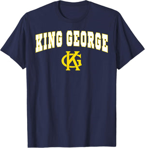 King George High School Foxes C2 T-Shirt - T-Shirt | Navy